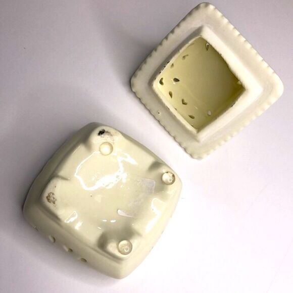 Rose / Heart Porcelain Trinket Box Jewelry Box - Picture 4 of 5